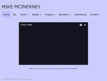 Tablet Screenshot of mikemcinerney.com